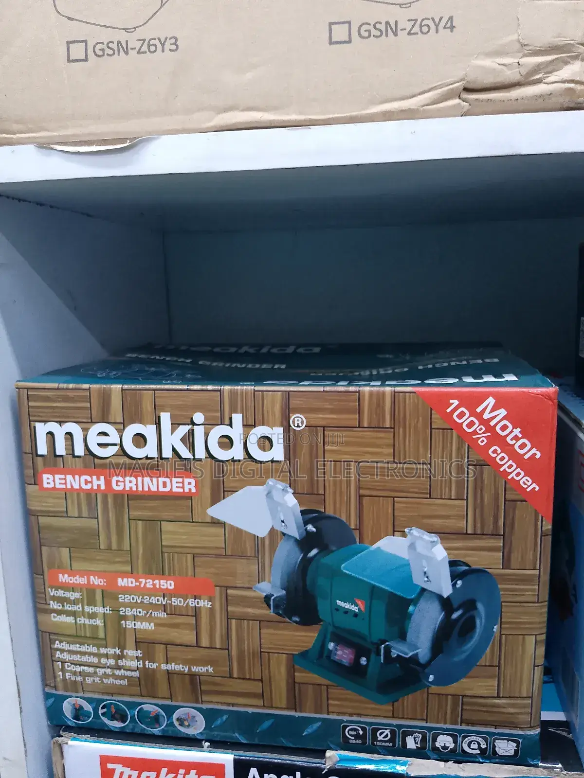 Durable Meakida Bench Grinder