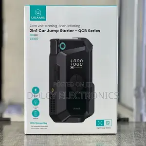 Usams 2-in-1 Jump Starter+Power Bank 8000amah