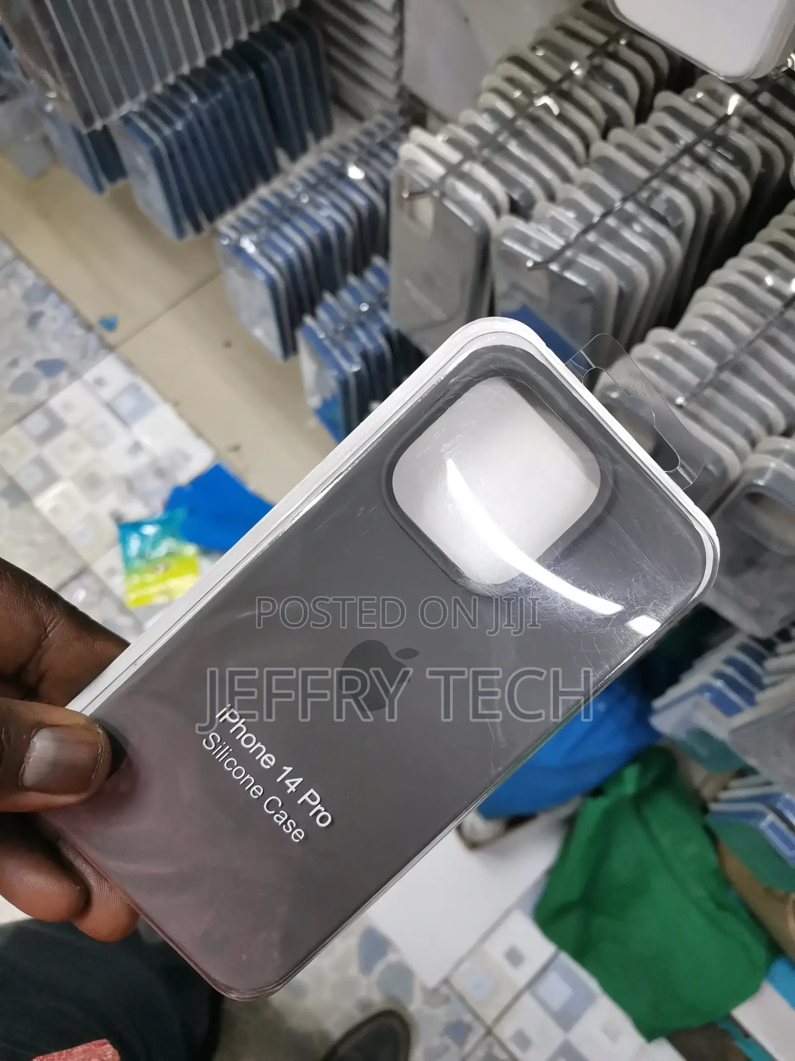 Grey iPhone 14 Pro Max Silicone Case