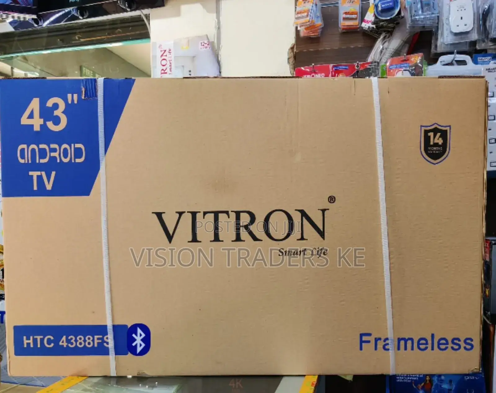 Vitron 43" Inches Smart Android Frameless With Bluetooth