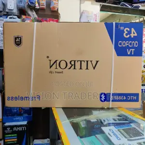 Vitron 43" Inches Smart Android Frameless With Bluetooth