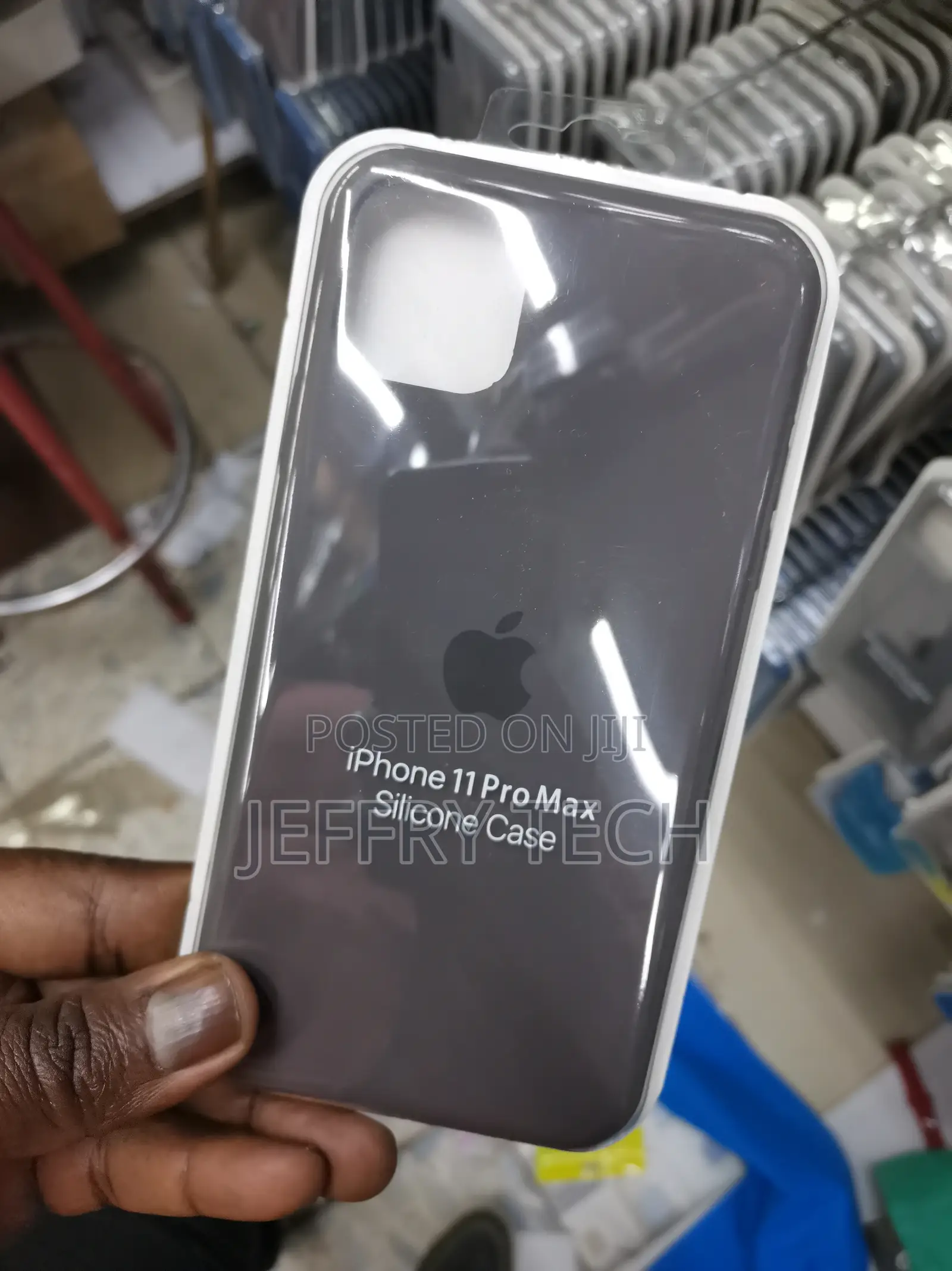 Grey Apple iPhone 11 Pro Max Silicone Case