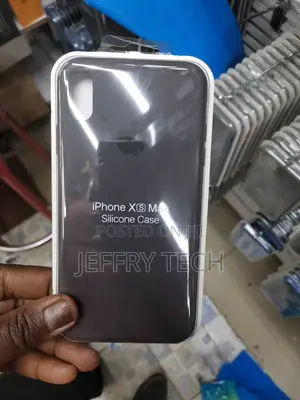Grey iPhone XS Max Silicone Case