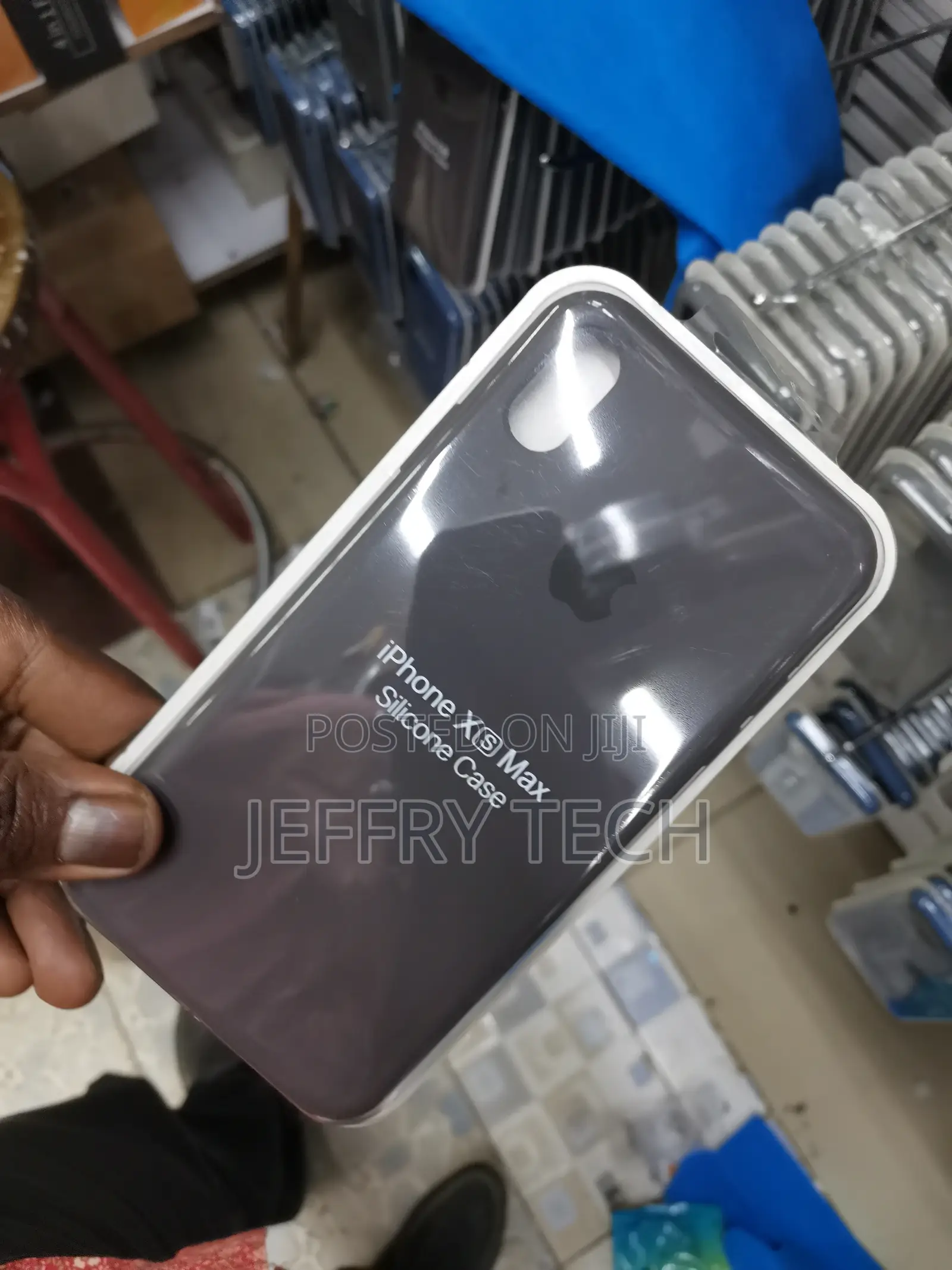 Grey iPhone XS Max Silicone Case