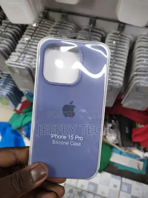 Light Purpleiphone 15 Pro Max Silicone Case