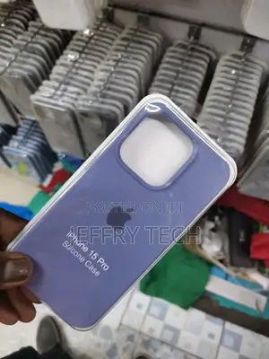 Light Purpleiphone 15 Pro Max Silicone Case