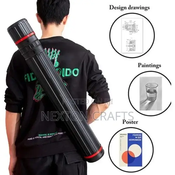 Hard Plastic Expandable Mailing Tube 8 Cm