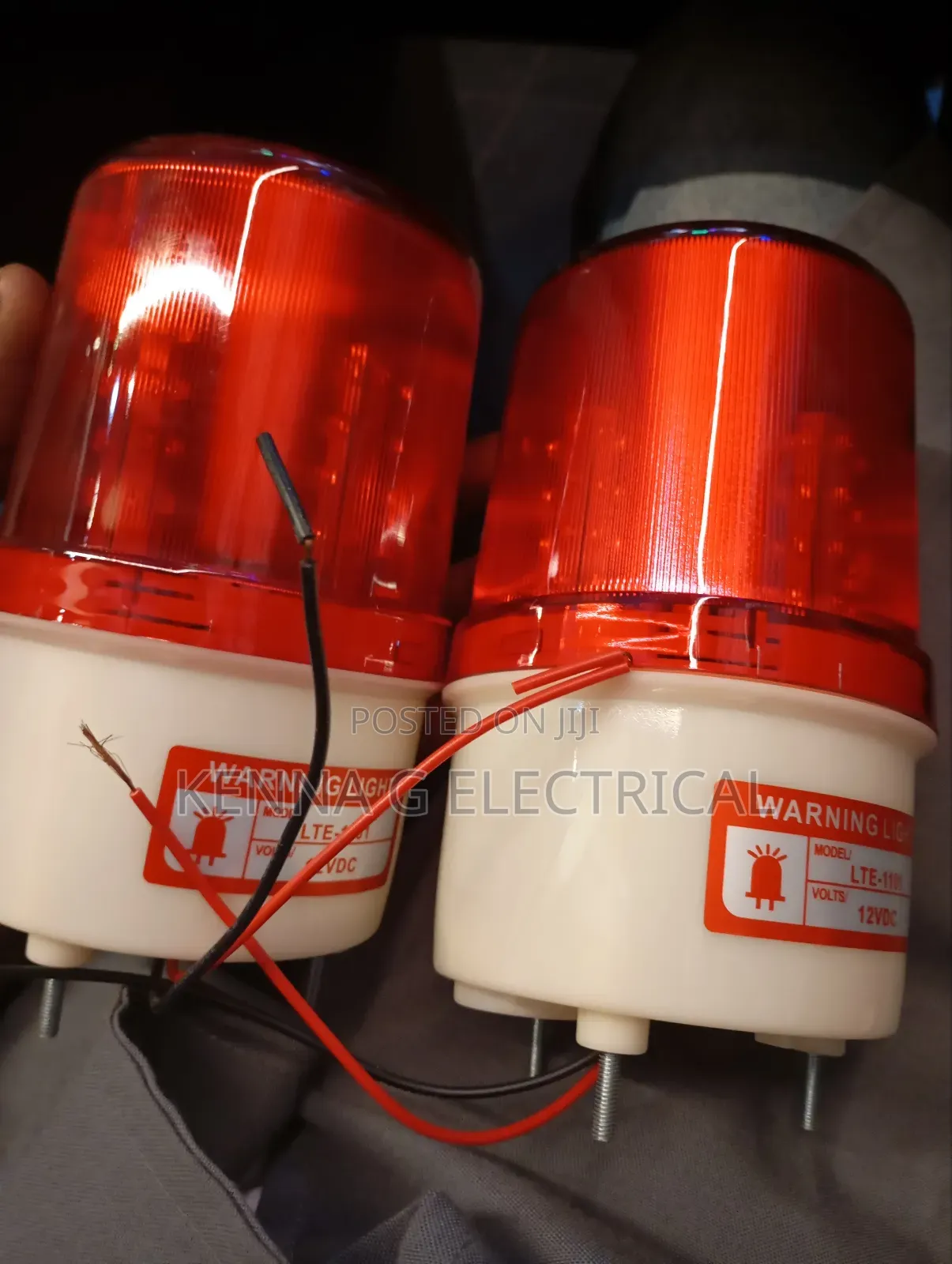 Flashing Warning Light Lamp Red 12v