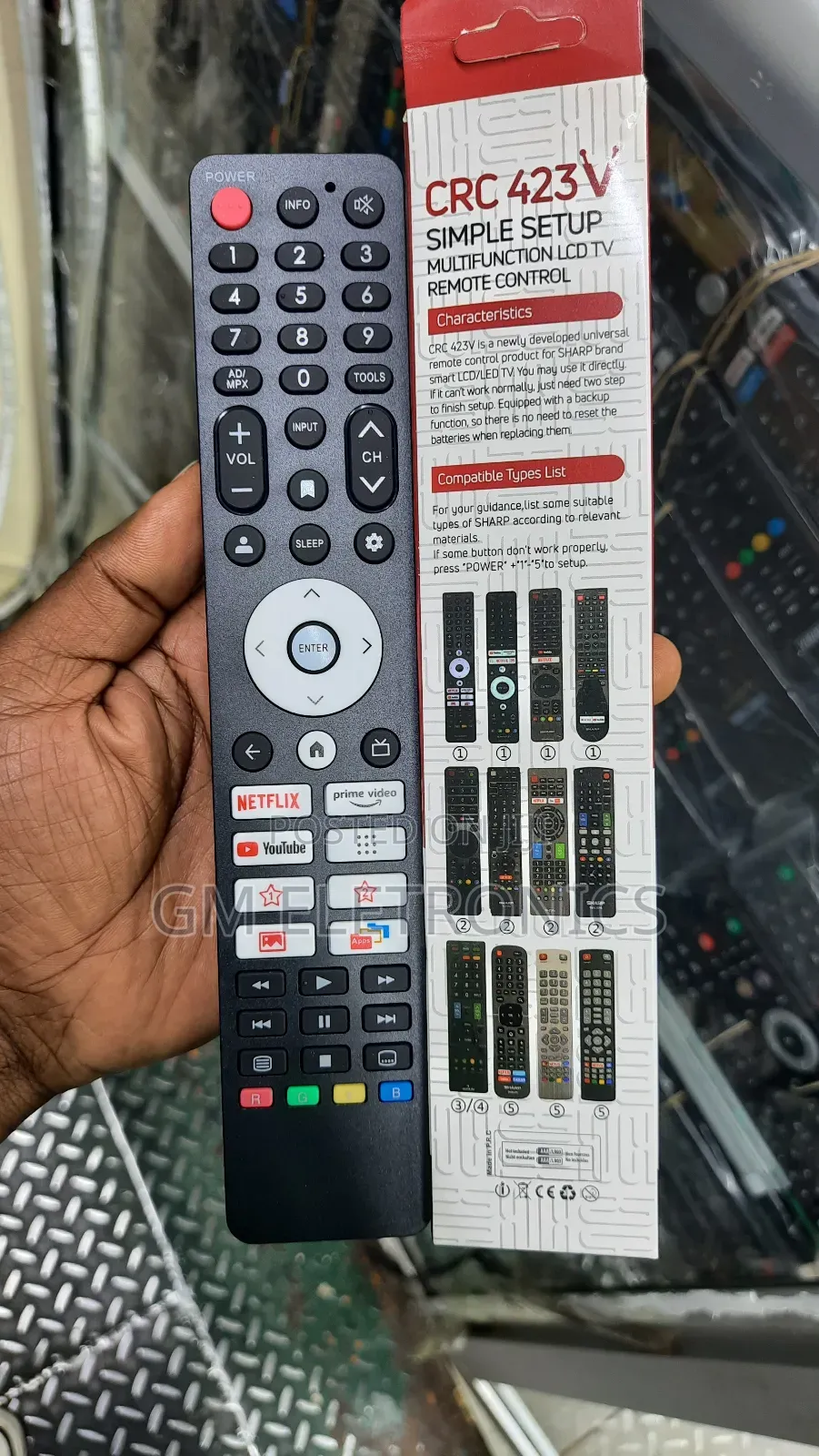 Universal Sharp Smart Tv Replacement Remote Control.