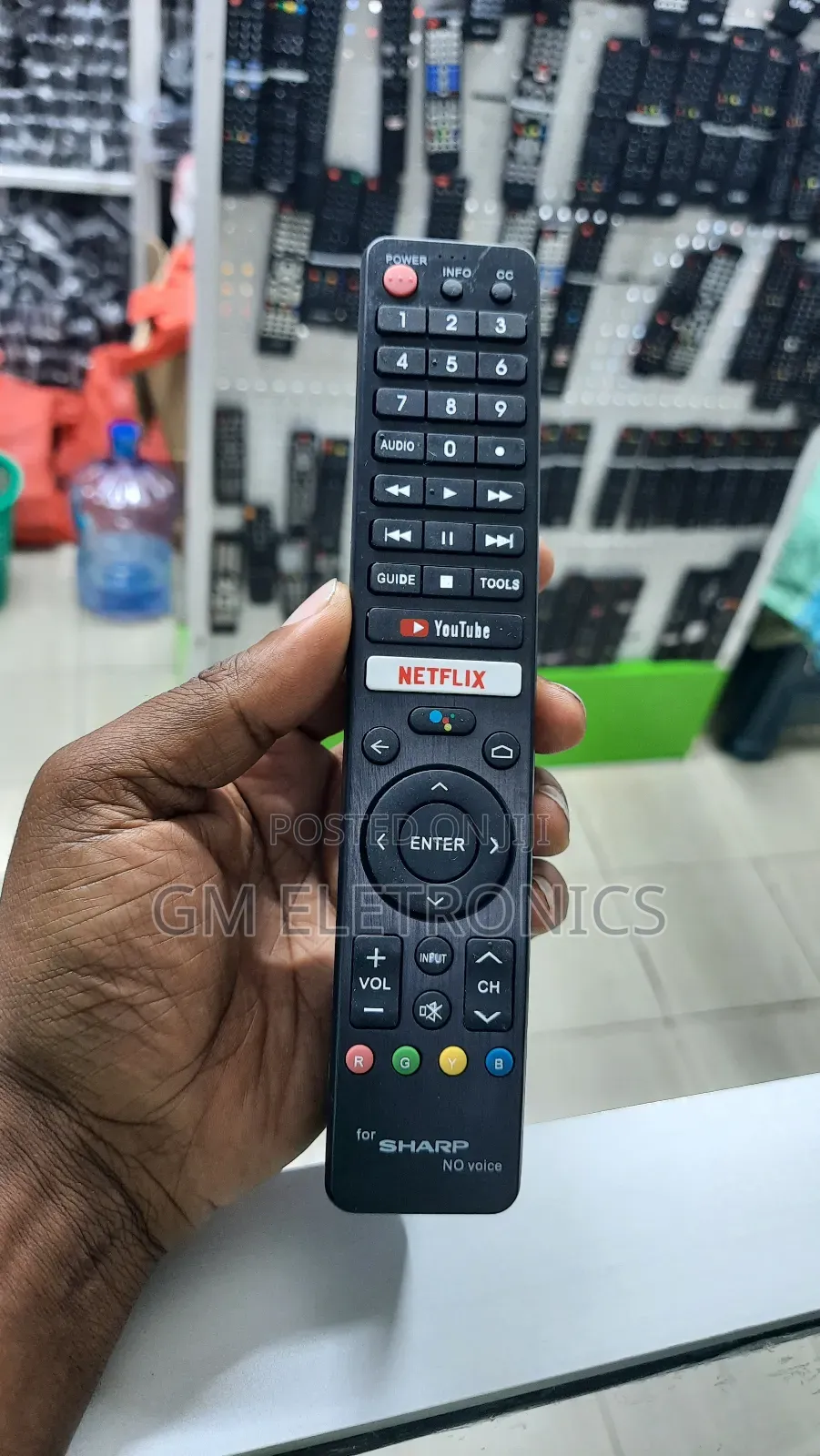 New Sharp Replacement Remote ( Black)