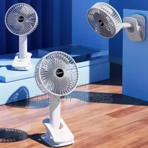 3 Speed Rechargeable Desktop Fan