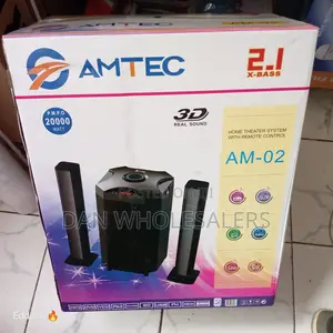 Amtec-02 2.1CH Multimedia Speaker Subwoofer System 