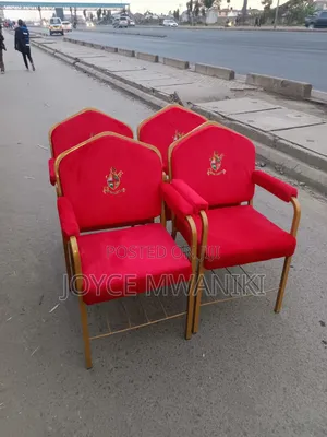 Church Chairs With Armrest and Embroidery Logo