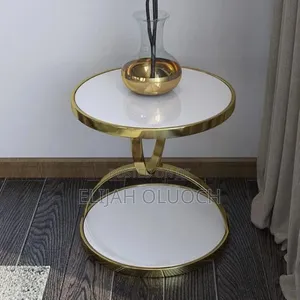2 Tier Tempered Glass Side Table at KSH