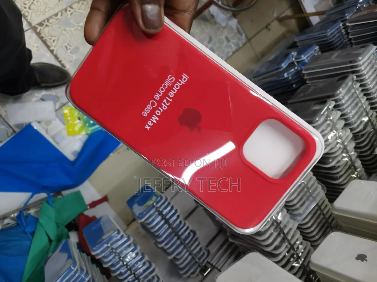 Silicone Case For iPhone 12 Pro Max [Red]