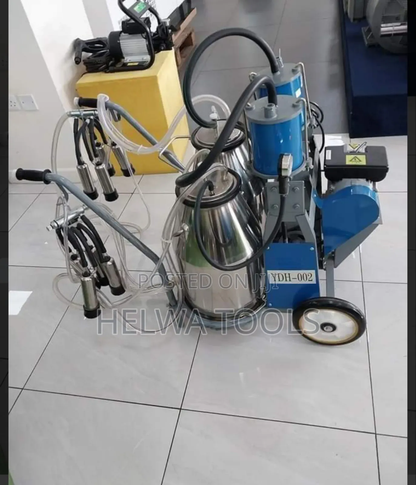Electric Double Barrel Milking Machine