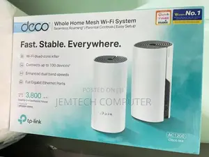 Tp-Link Deco M4 AC1200 Whole Home Mesh Wi-Fi System (2 Pack)