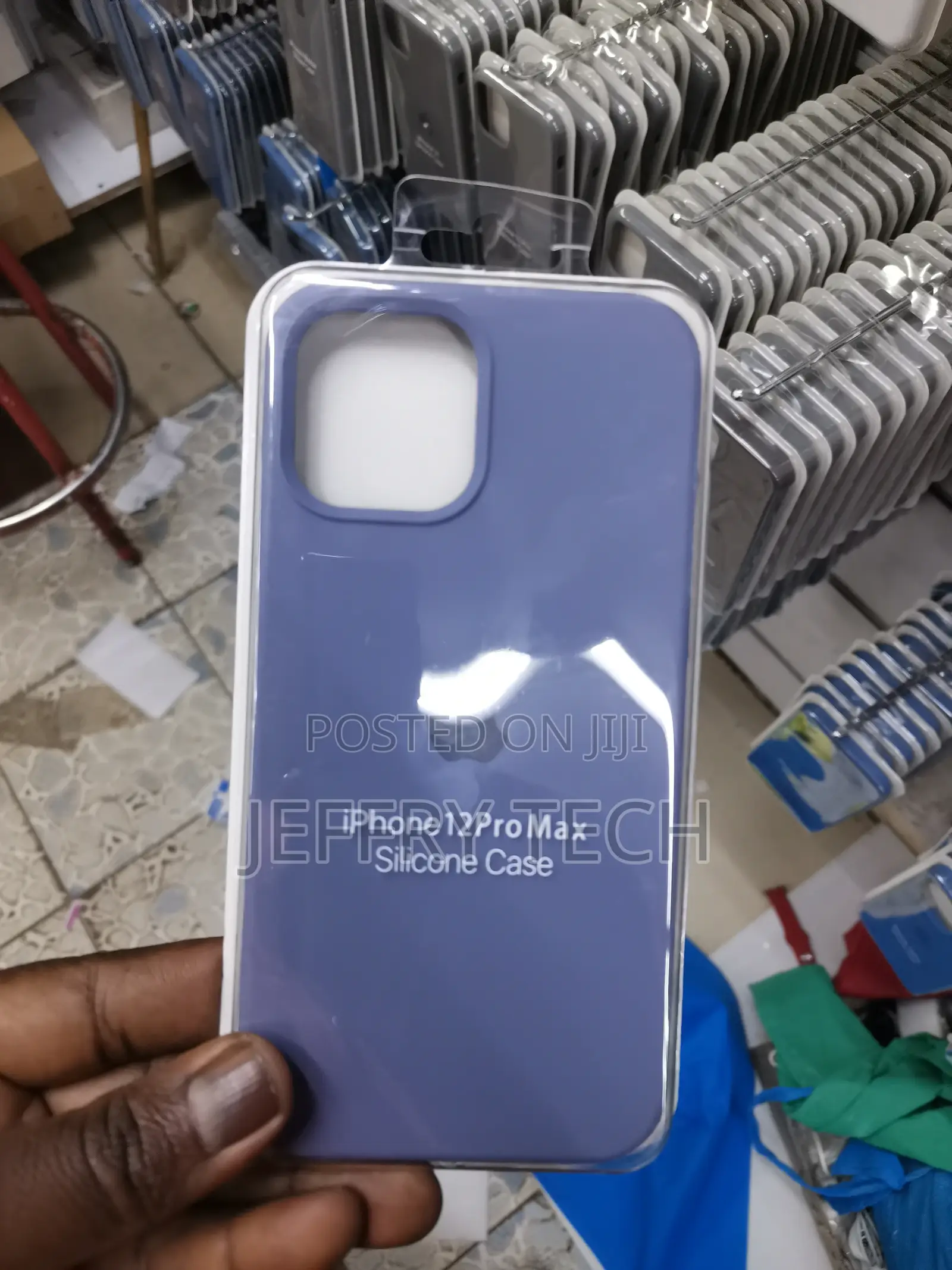 Purple iPhone 12 Pro Max Silicone Case/Cover