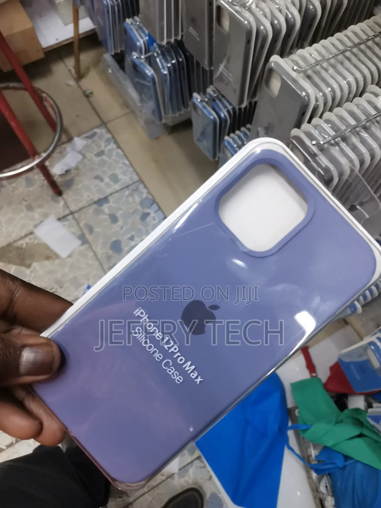 Purple iPhone 12 Pro Max Silicone Case/Cover