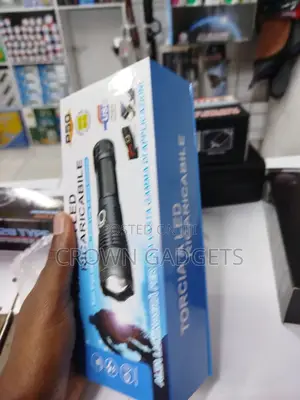 High-Power LED Torch, Rechargeable LED Flashlight
