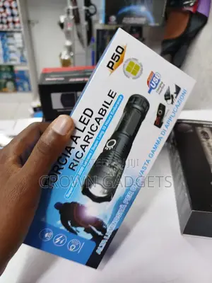 High-Power LED Torch, Rechargeable LED Flashlight