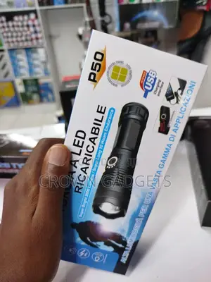 High-Power LED Torch, Rechargeable LED Flashlight