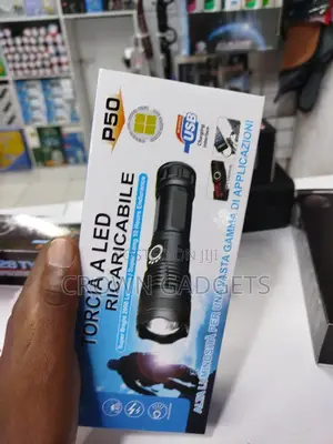 Bright LED Torch With Rechargeable LED Flashlight