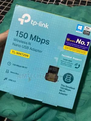 Tp-Link 150mbps Wireless N Nano USB Adapter - TL-WN725N ^