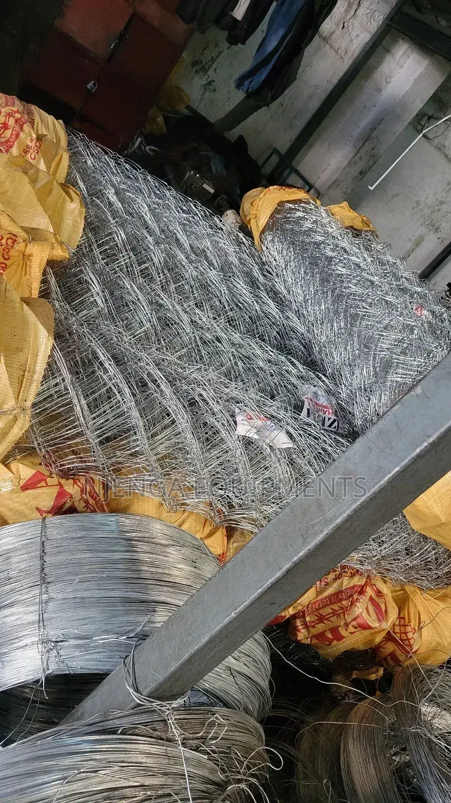 Barbed End Finish Galvanized Chainlink