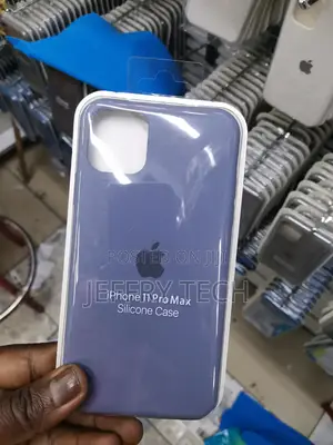 iPhone 11 Pro Max Silicone Case Purple in Color