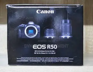 Canon EOS R50 Mirrorless Camera With18-45mm AND 55-210mm New