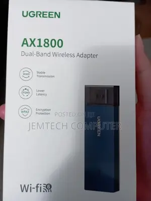UGREEN AX1800 Dual-Band Wireless USB Adapter (Wi-Fi 6) ^