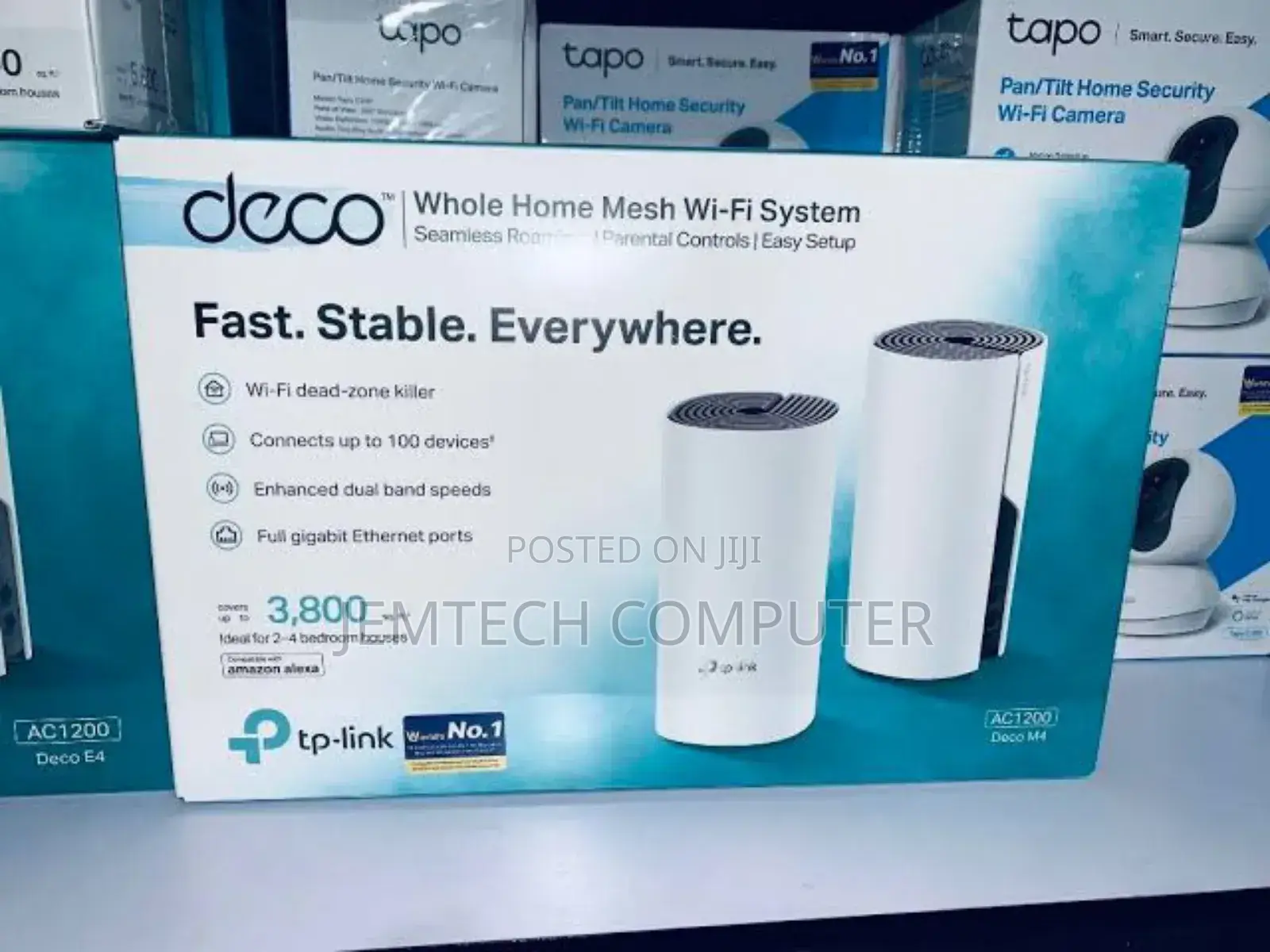 ~Tp-Link Deco M4 Ac1200 Whole Home Mesh Wi-Fi System(2 Pack)