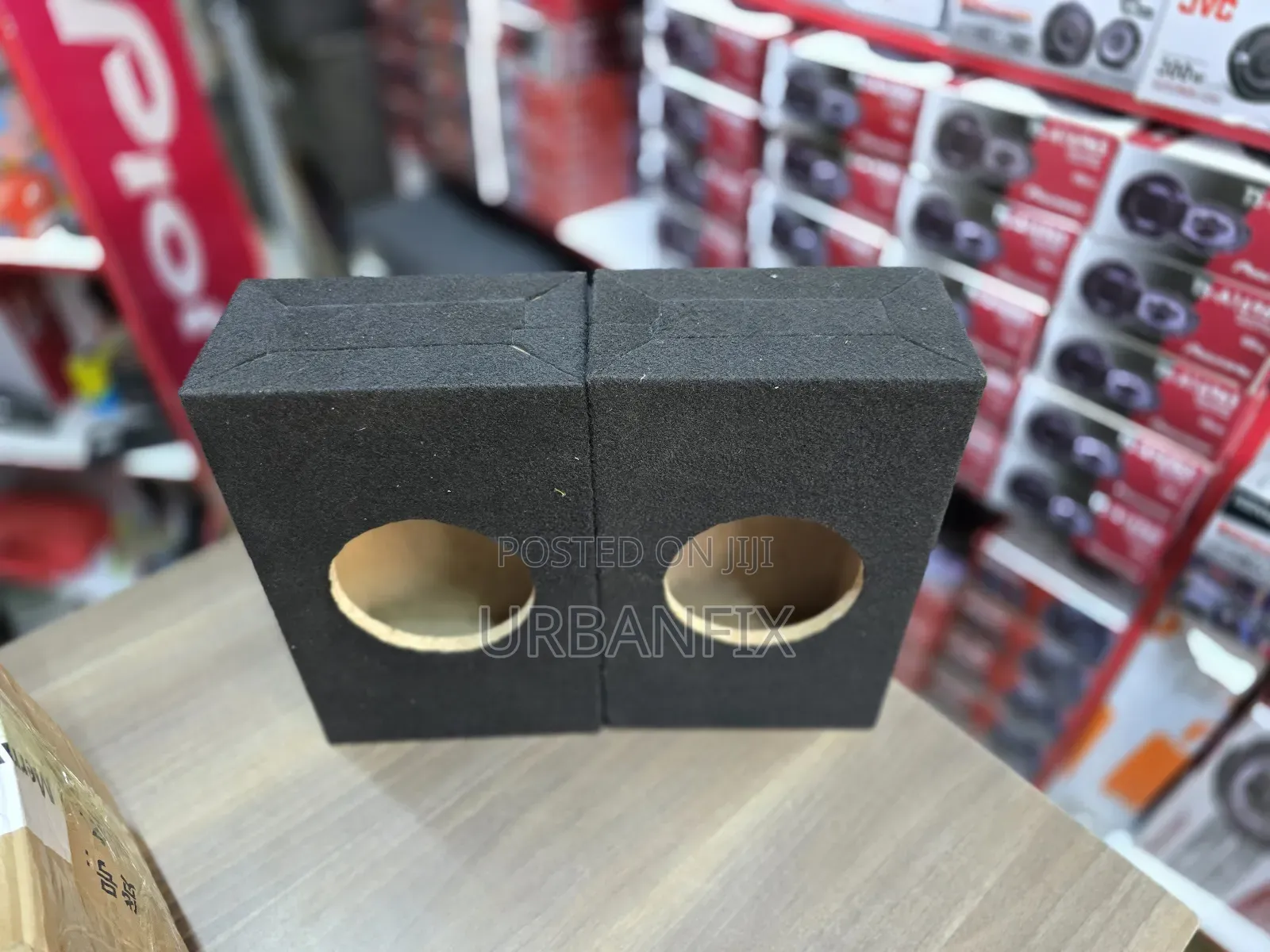Flat 6 Inch MDF Cabinets - A Pair