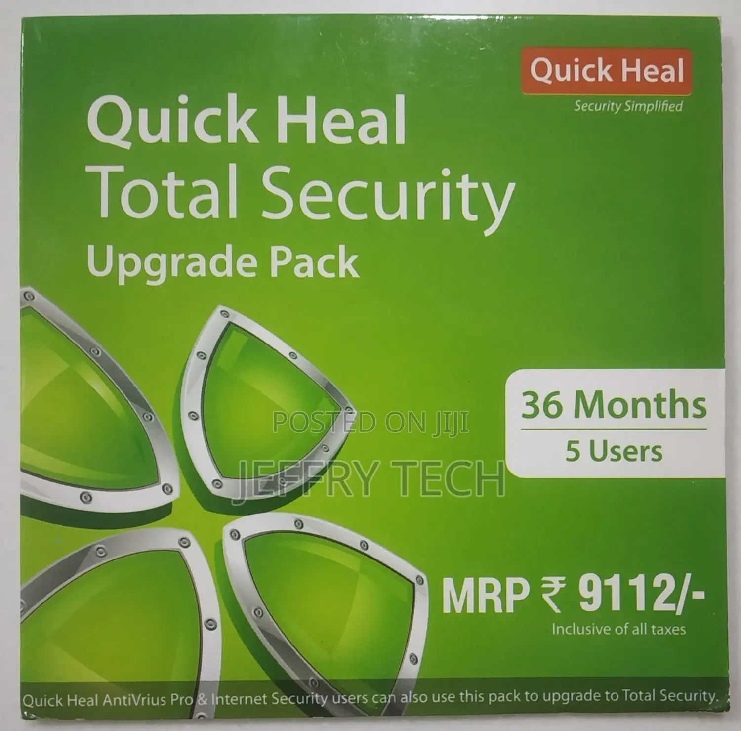 Renewal, 5 User Quick Heal Total Security