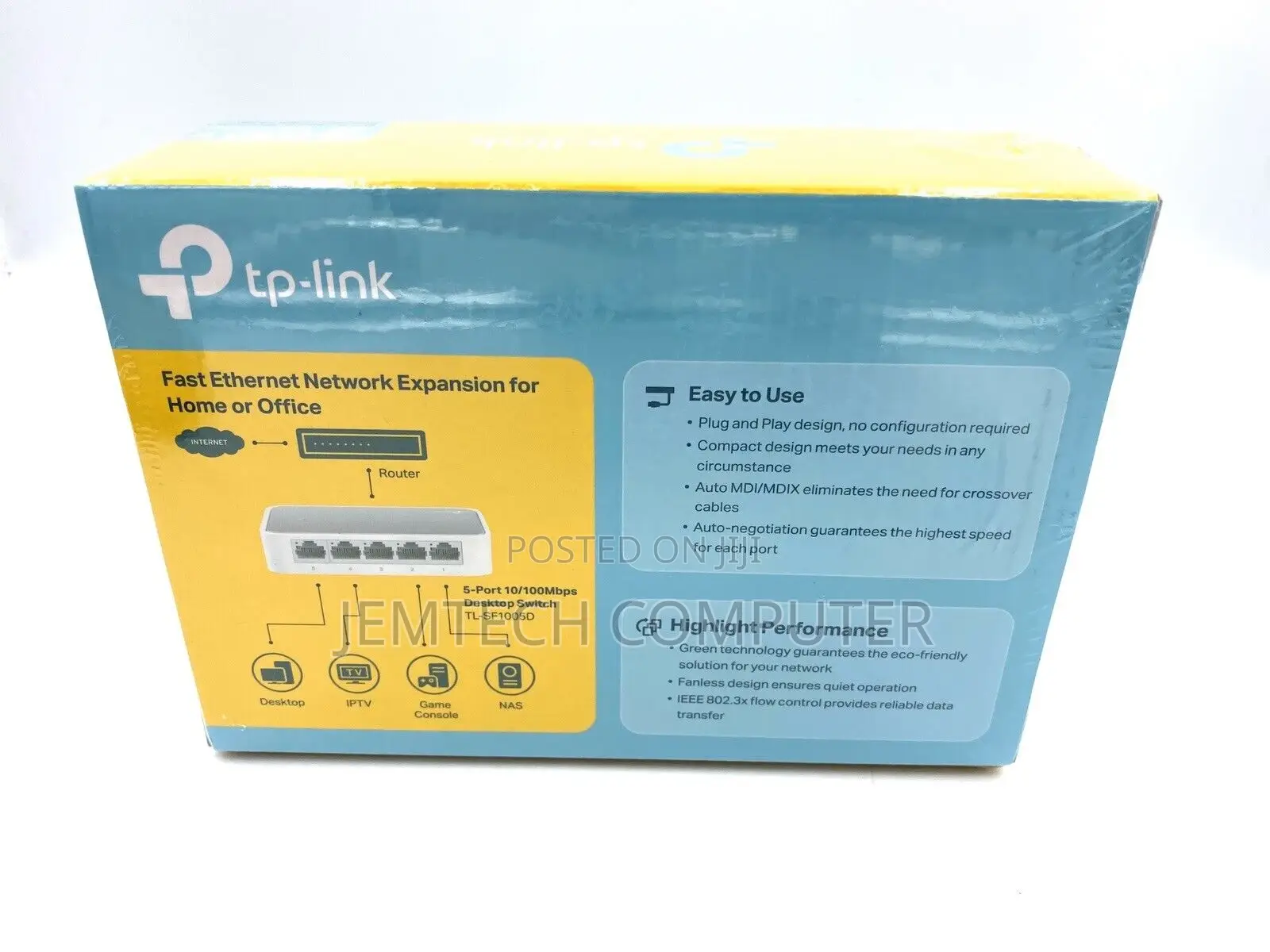 ~TP Link TL-SF1005D - Desktop Switch - 5-Port - 10/100mbps^