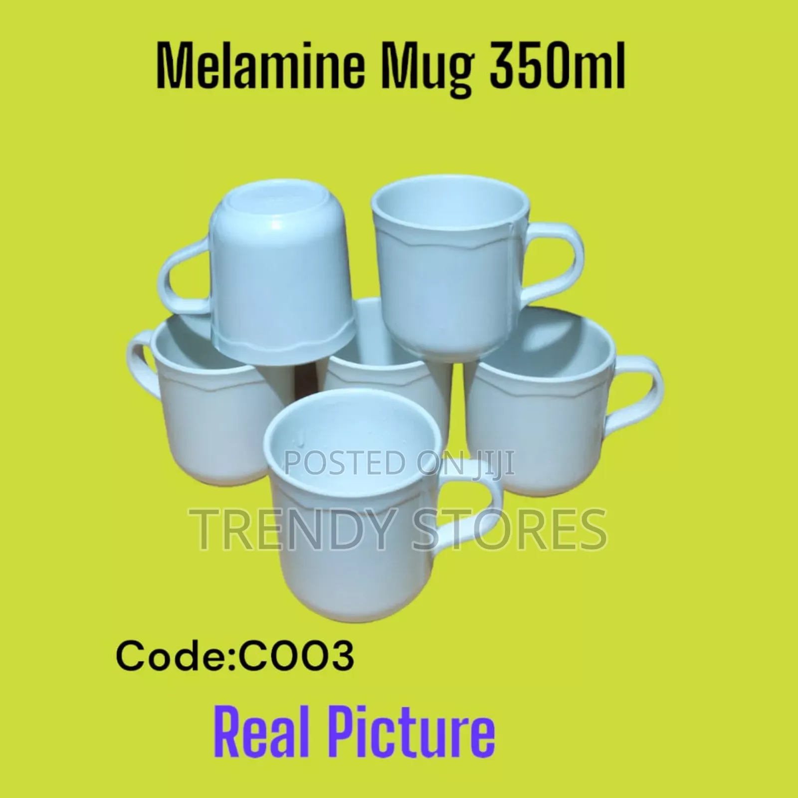 Classic 6 PCS 350ml Melamine Mugs
