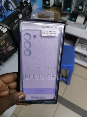 Light Purple Leather Case for Samsung Galaxy S23