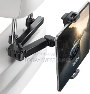 Lamicall Car Headrest Tablet Holder - [3 in 1 Extension Arm]