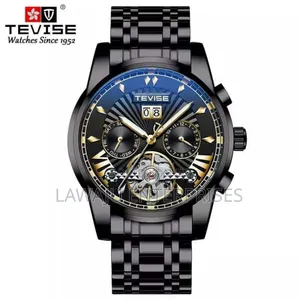 Black Tevise Automatic Gents Watch