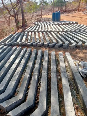 Quality Concrete Fencing Posts 8feet Long With a Bend on Top