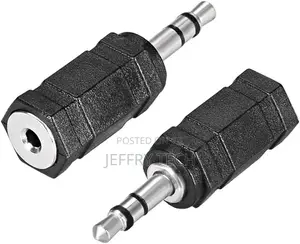 3.5mm Male to 2.5mm Female Connector Adapters Couplers 2pcs