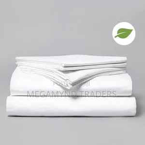 White Bedsheets/6*6 White Bedsheets/Pure White Bedsheets