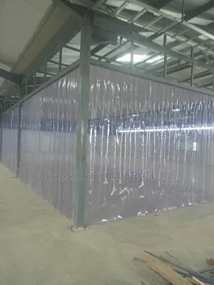 Strip Curtains Installation for Industrial Production Areas
