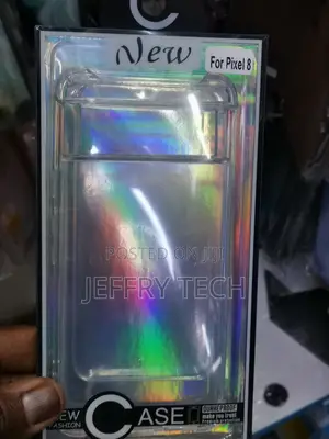 Fashion Laser Blister PVC Plastic Clear Case for Pixel 8