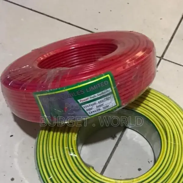 2.5mm Single Electrical Cable Red/Yellow #