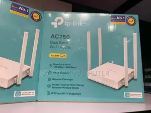~~Tp-Link Ac750 Wireless Dual Band Router - Tl-Archer C24`^