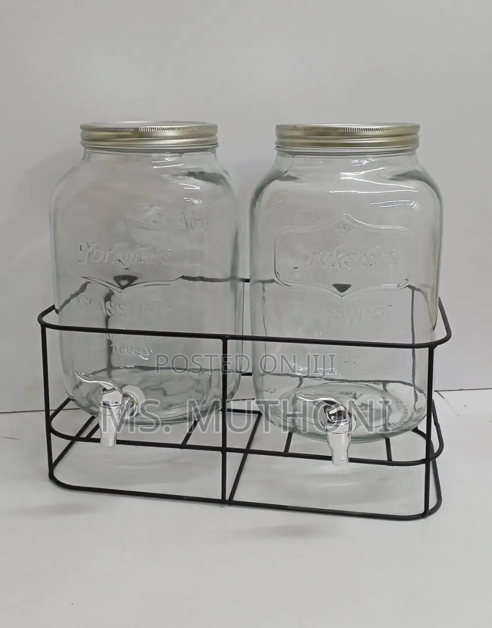DOUBLE GLASS Juice Dispensers Now Available*