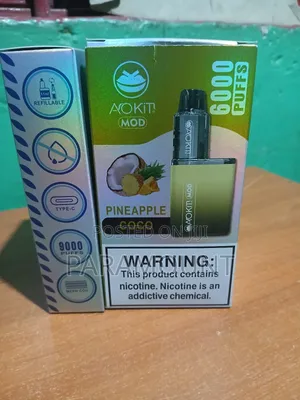 Pineapple Coco Refillable Rechargeable Vape.