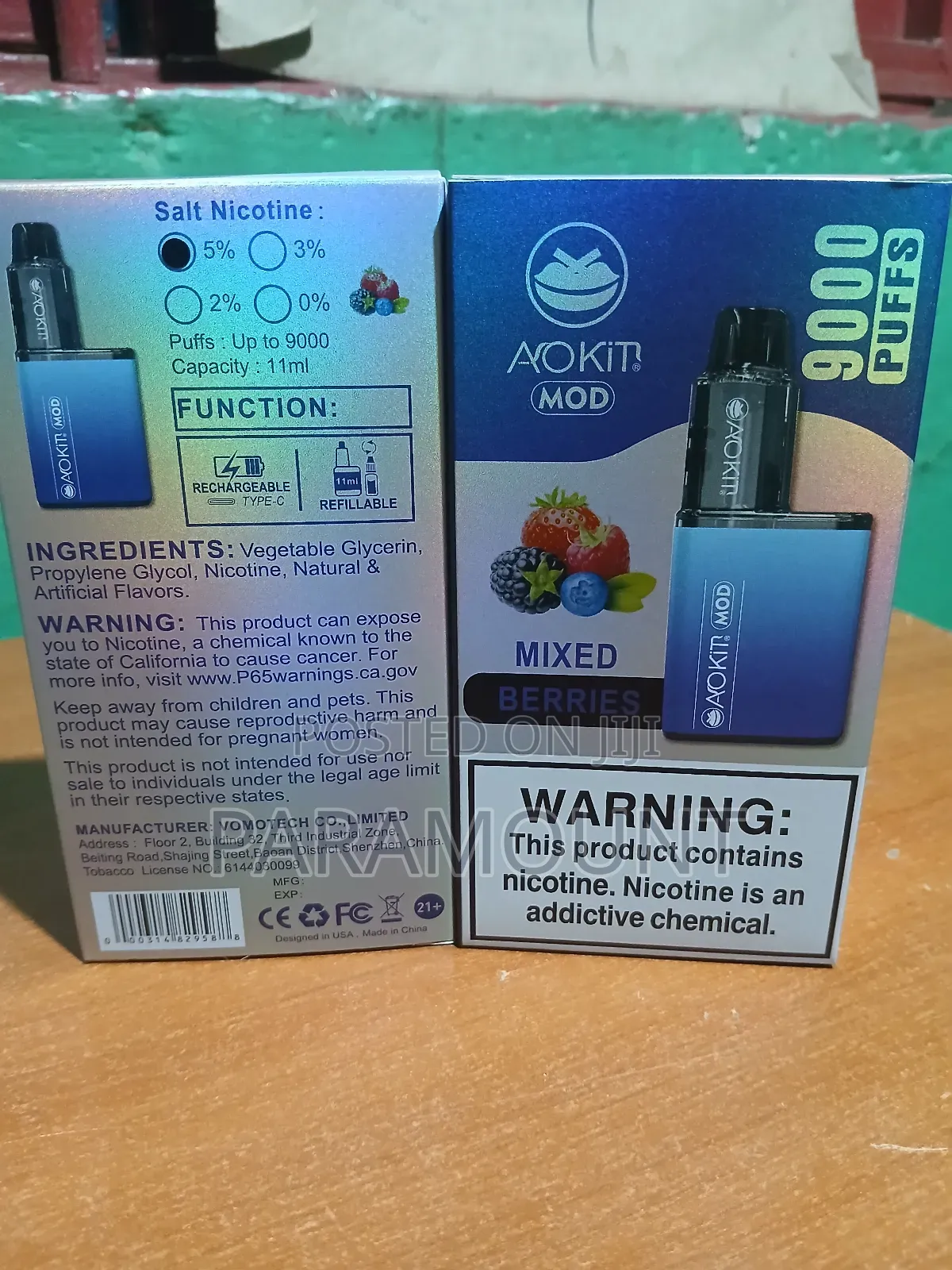Mixed Berries, Refillable Rechargeable Vape